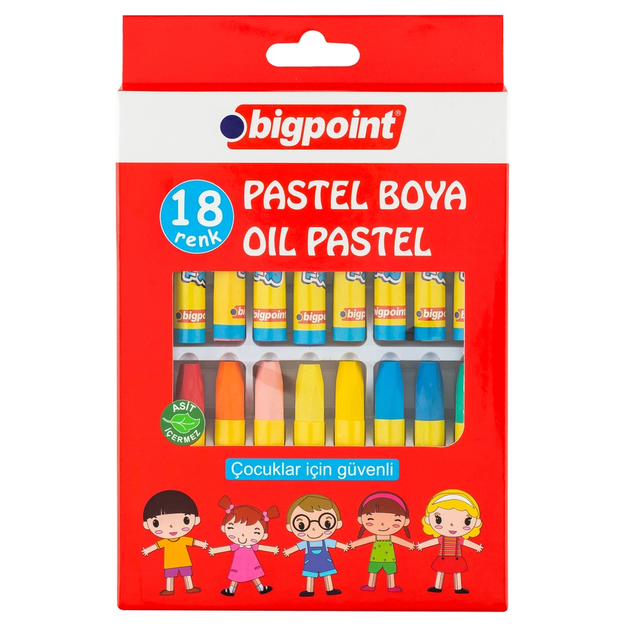 Bigpoint Pastel Boya 18 Renk