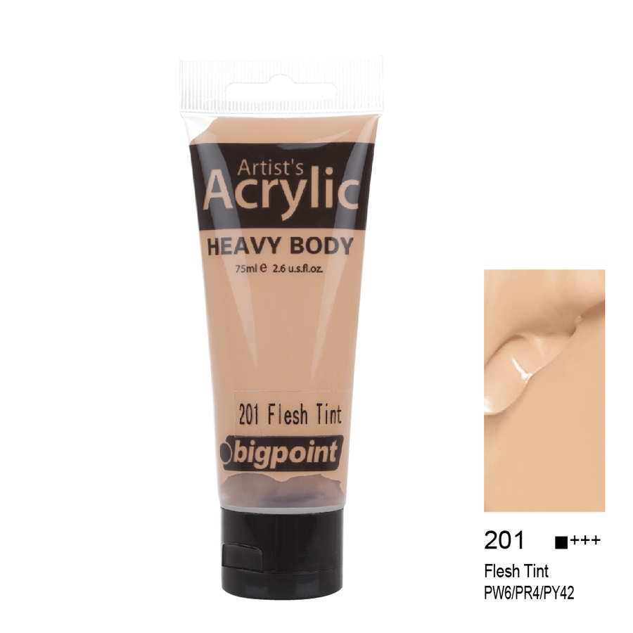 Bigpoint Akrilik Boya 75 ml Flesh Tint 201