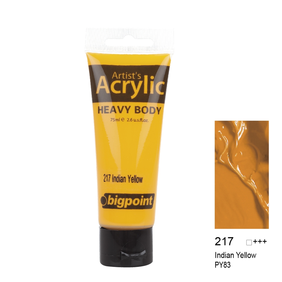 Bigpoint Akrilik Boya 75 ml Indian Yellow 217