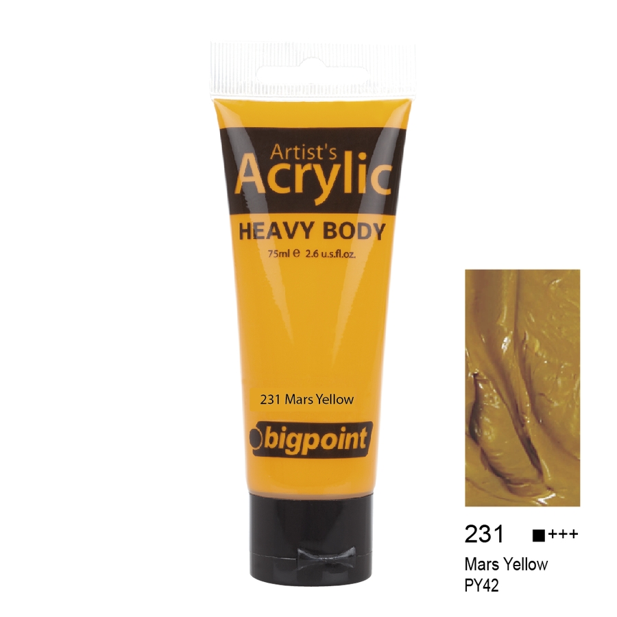 Bigpoint Akrilik Boya 75 ml Mars Yellow 231