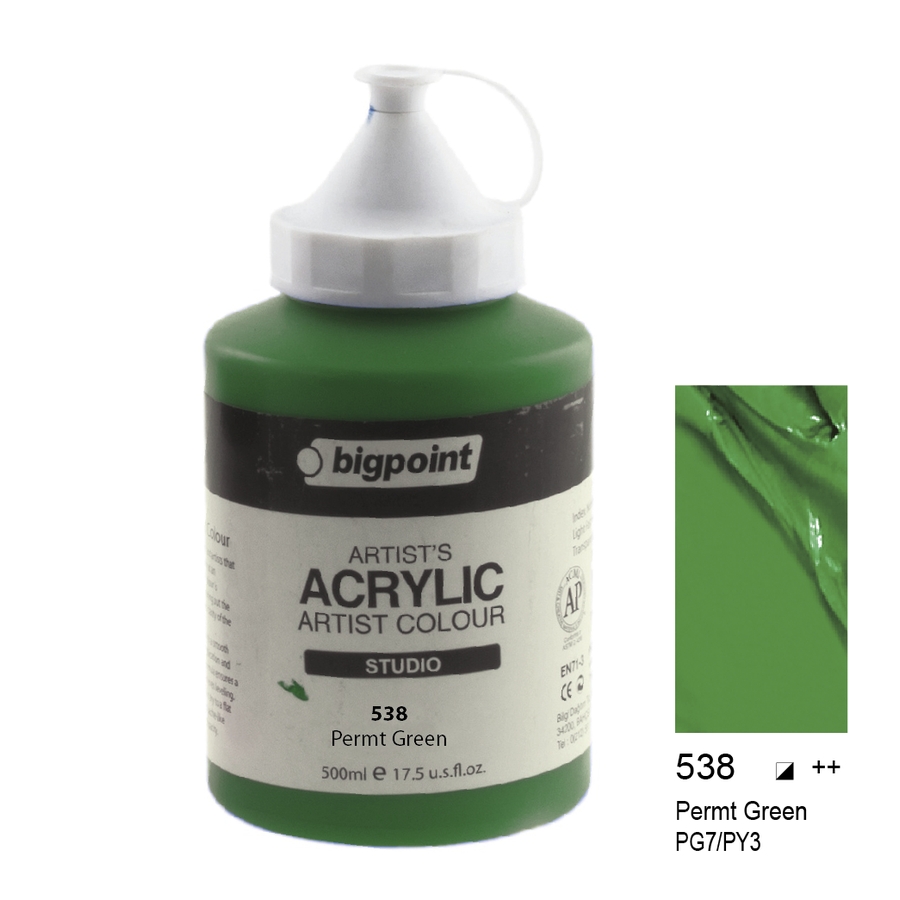 Bigpoint Akrilik Boya 500 ml Perm Green 538