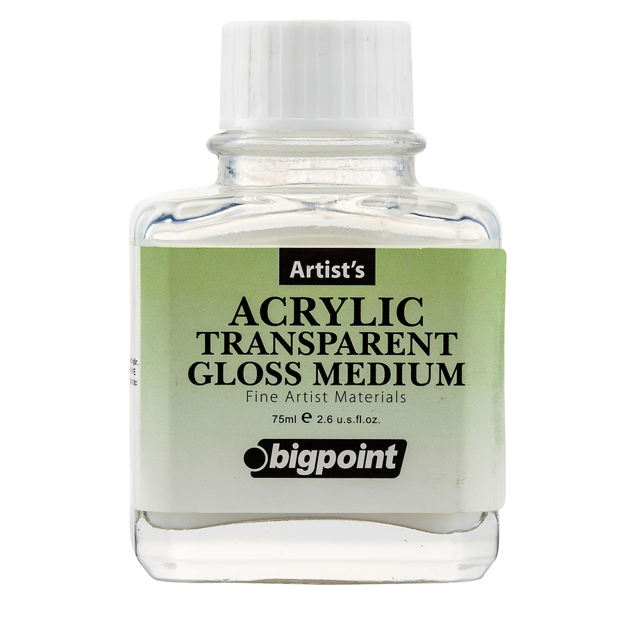 Bigpoint Şeffaf Parlak Medyum 75 ml (Akrilik Boya)