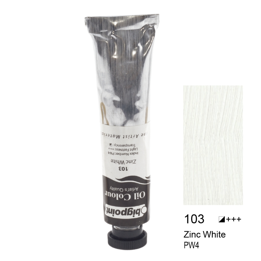 Bigpoint Yağlı Boya 45 ml Zinc White 103