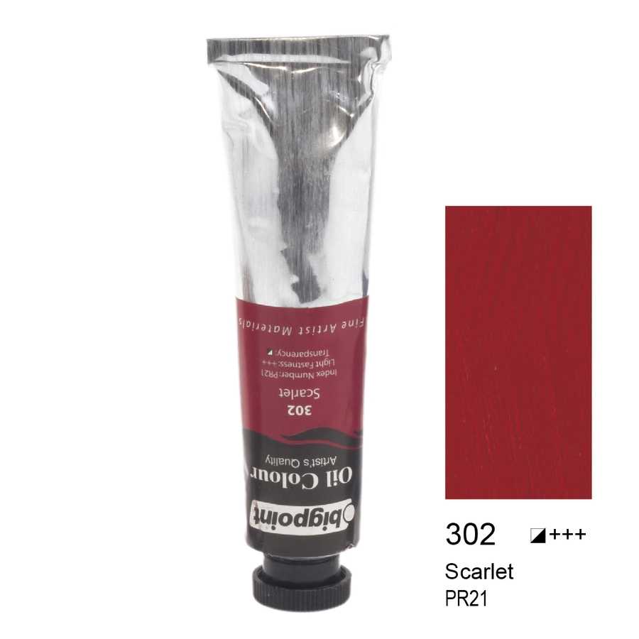 Bigpoint Yağlı Boya 45 ml Scarlet 302