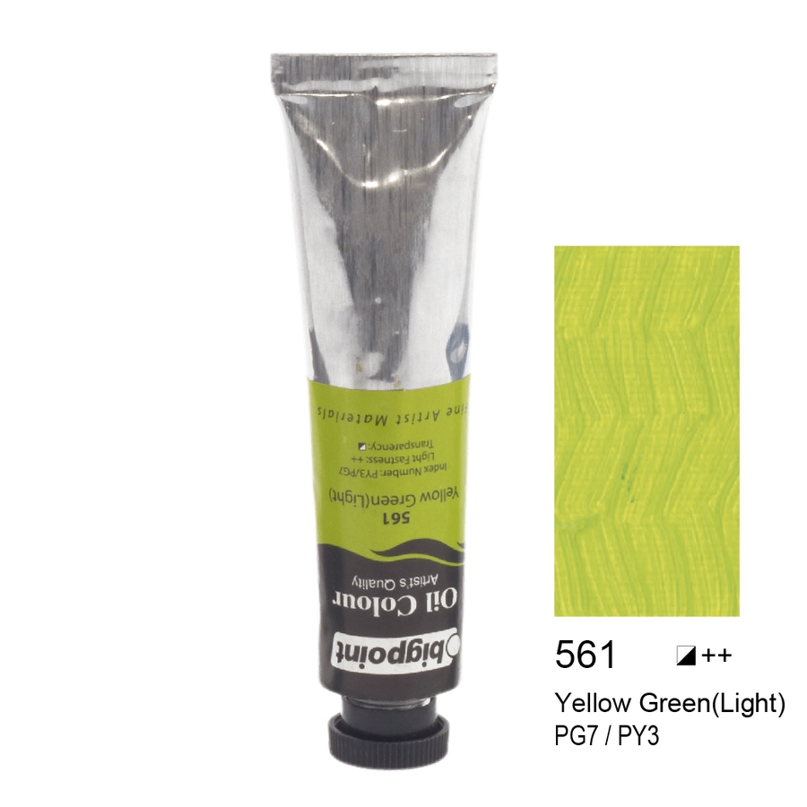 Bigpoint Yağlı Boya 45 ml Yellow Green Light 561