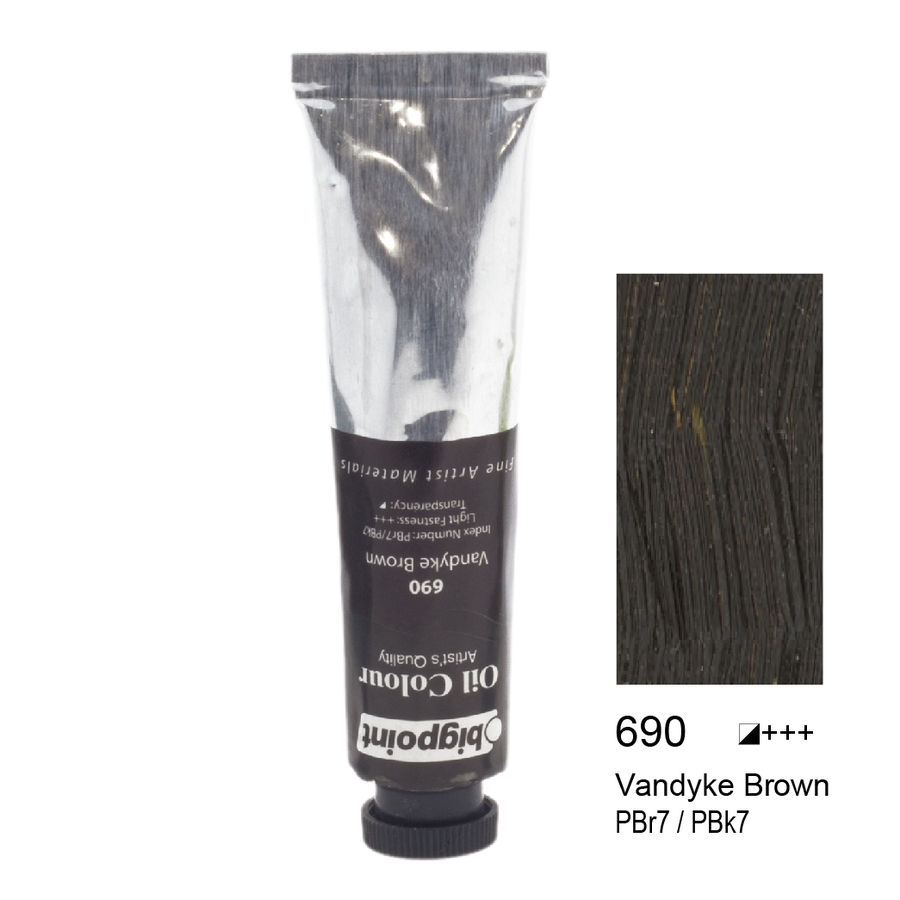 Bigpoint Yağlı Boya 45 ml Vandyke Brown 690