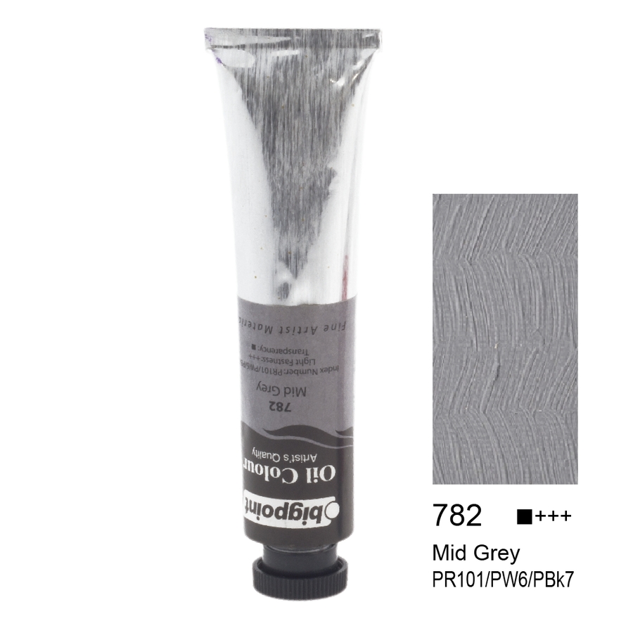 Bigpoint Yağlı Boya 45 ml Mid Grey 782