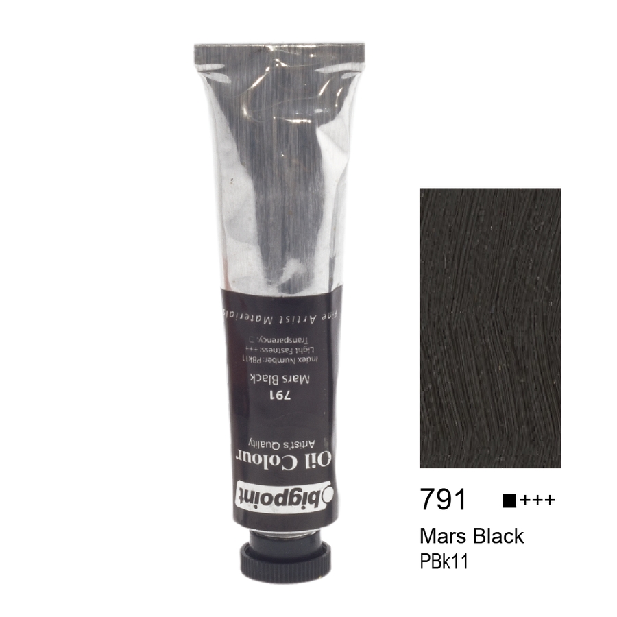 Bigpoint Yağlı Boya 45 ml Mars Black 791