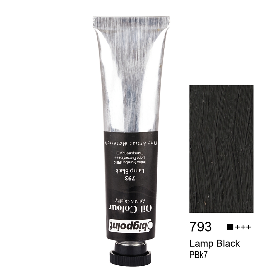 Bigpoint Yağlı Boya 45 ml Lamp Black 793