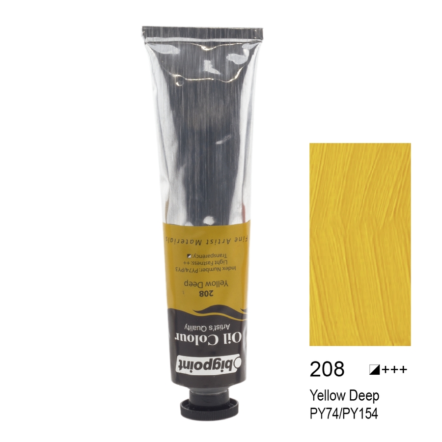 Bigpoint Yağlı Boya 200 ml Yellow Deep 208