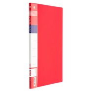 Display Book 10 Clear Pages Red