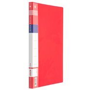 Display Book 30 Clear Pages Red