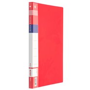 Display Book 40 Clear Pages Red