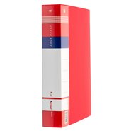 Display Book 80 Clear Pages Red