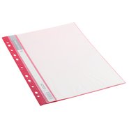 11 Holes Display Book 10 Sheets Red