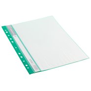 11 Holes Display Book 10 Sheets Green