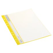 11 Holes Display Book 20 Sheets Yellow