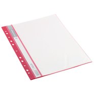 11 Holes Display Book 20 Sheets Red