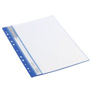 11 Holes Display Book 20 Sheets Blue