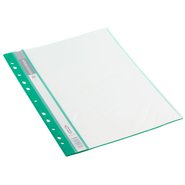 11 Holes Display Book 20 Sheets Green