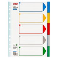 PP 11 Holes Subject Dividers 5-Tab (Colours)