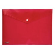 PP Envelope Bag A4 Shining Red