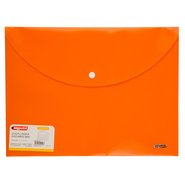 Lolly Snap Envelope Bag A4 Orange