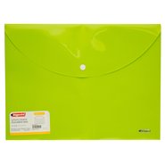 Lolly Snap Envelope Bag A4 Green