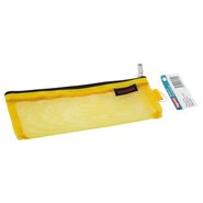 Nylon Zipper Pouch Yellow