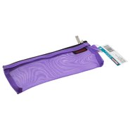 Nylon Zipper Pouch Purple