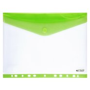 Side Load Envelope Bag with 11 Holes / Velcro Green