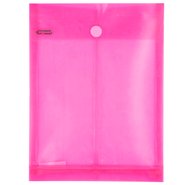 Envelope with Bellow & Velcro / Red