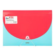 Lolly Expanding Folder with 13 Pocket A4 Red/blue