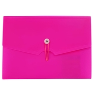 Körüklü Dosya 13 Cepli Lastikli A4 Pembe