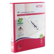 PP+Paperboard D-2 Ring View Binder 5cm Red