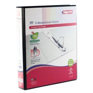 PP+Paperboard D-2 Ring View Binder 5cm Black