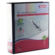 PP+Paperboard D-4 Ring View Binder 7cm Black