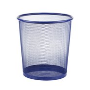 Mesh Trash Can Middle Blue