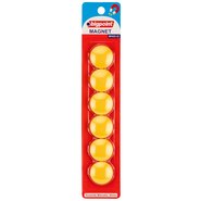 Magnet 30mm (6 Yellow/Blister)