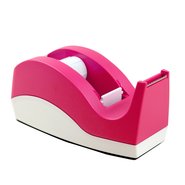 Medium Tape Dispenser Pink-White (33mt)