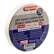 Çift Taraflı Köpük Bant 19mmx5m