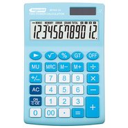 Desktop Electronic Calculator 12 Digits Blue