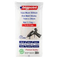 Mum Çubuk Silikon İnce 7mm x 30cm (1.1 Kilogram)