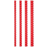 Comb Binding Rings 18mm Red (100Pcs/Box)