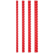 Comb Binding Rings 18mm Red (100Pcs/Box)