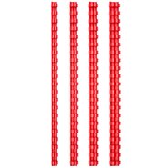 Comb Binding Rings 28mm Red (50Pcs/Box)