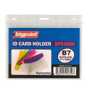 Id Card Holder 91x128mm Horizontal Clear