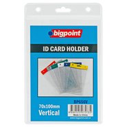 ID Card Holder Horizontal Clear 74x105mm