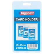 ID Card Holder Double-sided Vertical 55x85mm