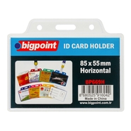 ID Card Holder Horizontal Clear 85x55mm
